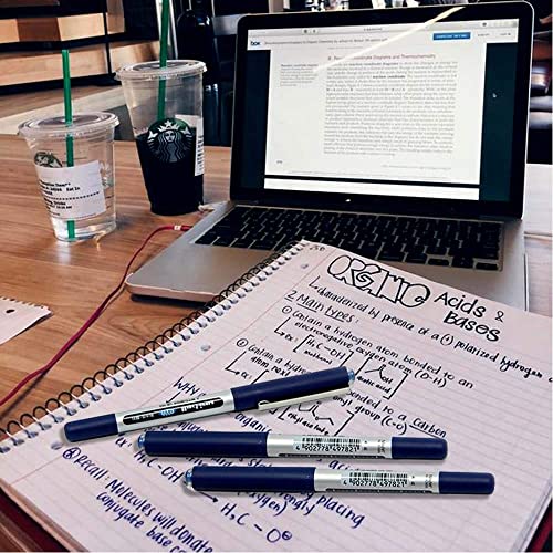 uni-ball Eye UB150 0.5mm Roller Ball Pen | Blue Ink, Pack of 3 - Image 2