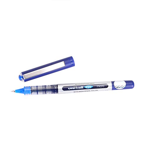 uni-ball Eye UB150 0.5mm Roller Ball Pen | Blue Ink, Pack of 3 - Image 6