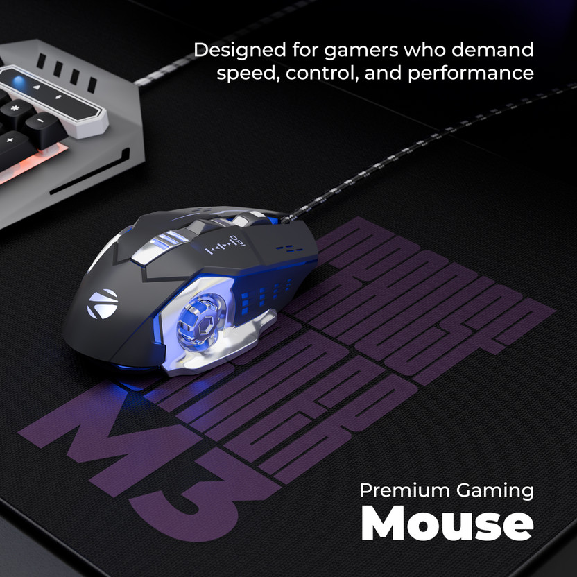 ZEBRONICS Zeb-Transformer M3 Wired Ergonomic