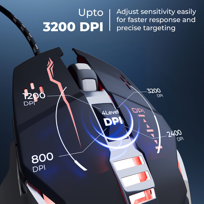 ZEBRONICS Zeb-Transformer M3 Wired Ergonomic