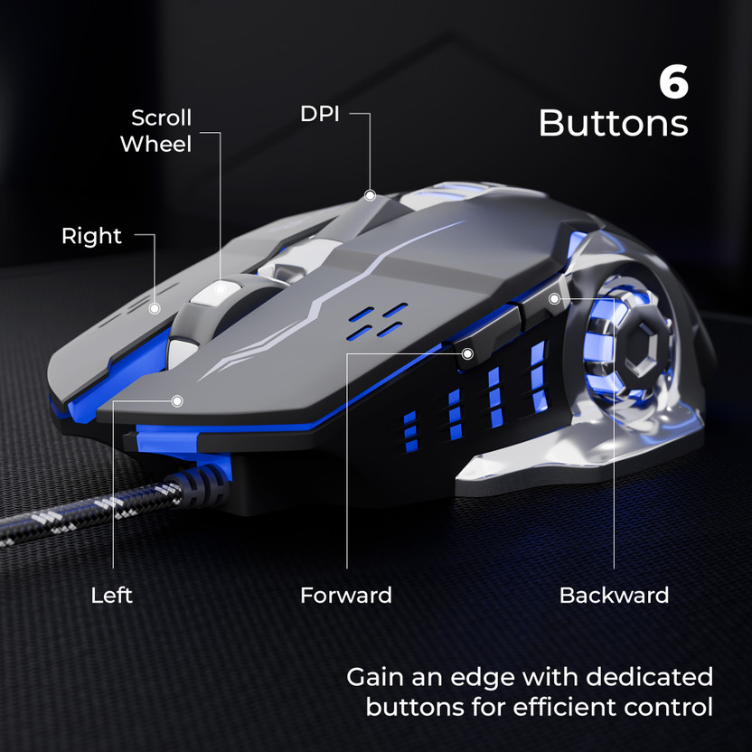 ZEBRONICS Zeb-Transformer M3 Wired Ergonomic