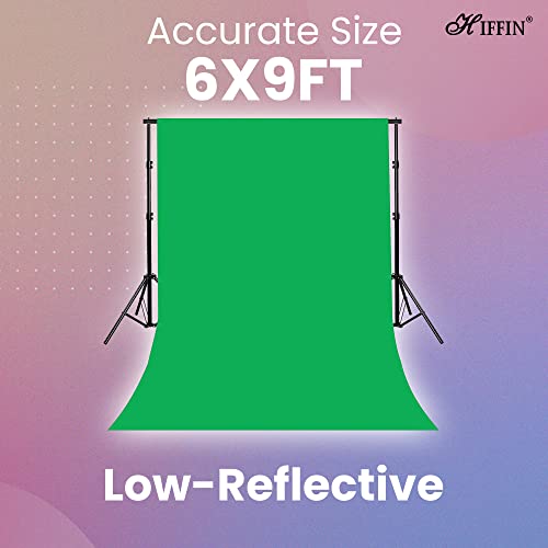 HIFFIN Professional 6x9Ft Green Screen