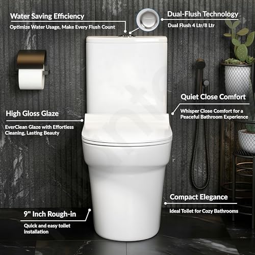 Plantex Ceramic Commode for Toilet/One