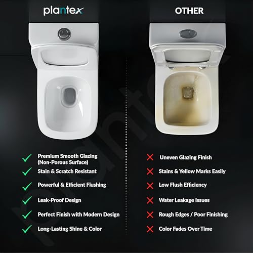 Plantex Ceramic Commode for Toilet/One