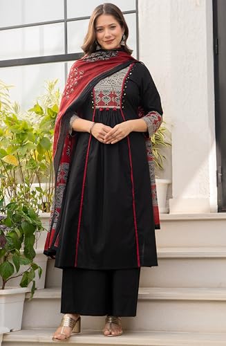 Amayra Women's Pure Cotton A-Line
