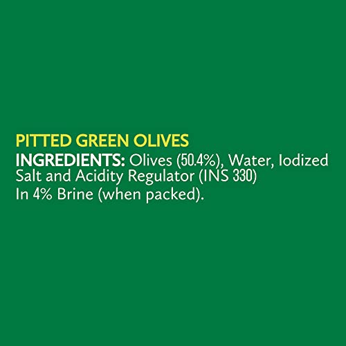 Del Monte Green Pitted Olives