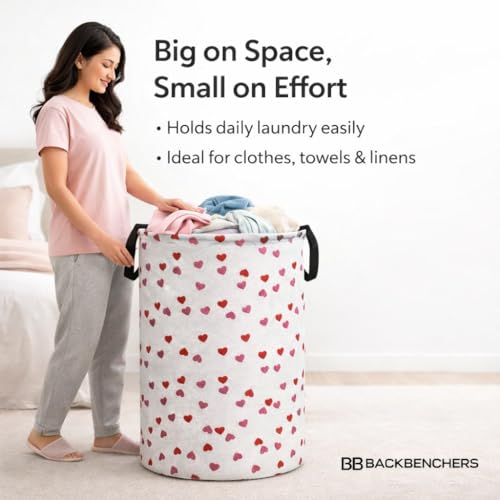Printed Laundry Basket 48L
