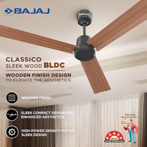 Bajaj Classico Sleek Wood 1200MM