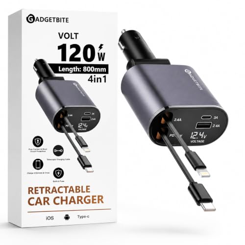 GadgetBite VOLT Car Charger 120