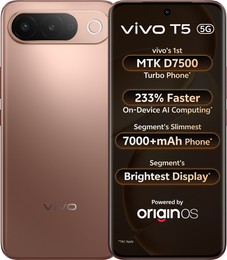 vivo T5 5G (Royal Bronze, 128 GB) (6 GB RAM)