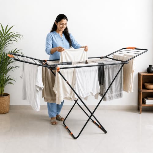 BonKaso Foldable Cloth Drying Stand