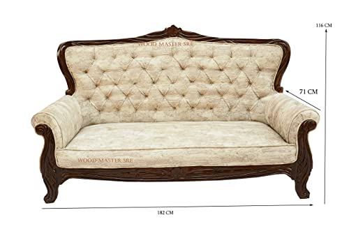 Luxury Wooden Teakwwood Five Seater