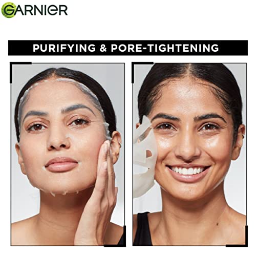 Garnier Black Serum Mask Pure Charcoal, Detoxifying Hydration, 28gm - Image 5