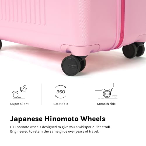 MOKOBARA Transit Set of 3 Trolley Bag (54cm 64cm 74cm) Pink - Image 5