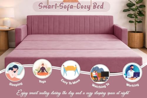 Sofa-Cum-Bed | 3-Seater Foldable Sofa