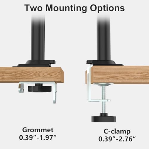 WALI Dual Monitor Mount, 13-32