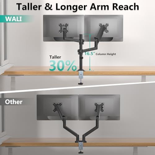 WALI Dual Monitor Mount, 13-32