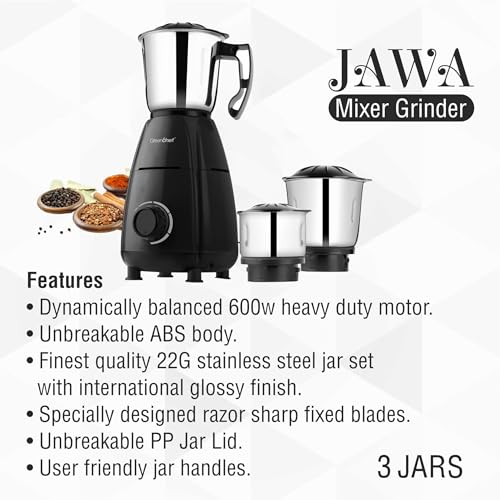 Greenchef Jawa 600W Mixer Grinder