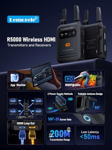 Lemorele Wireless HDMI Video Transmitter