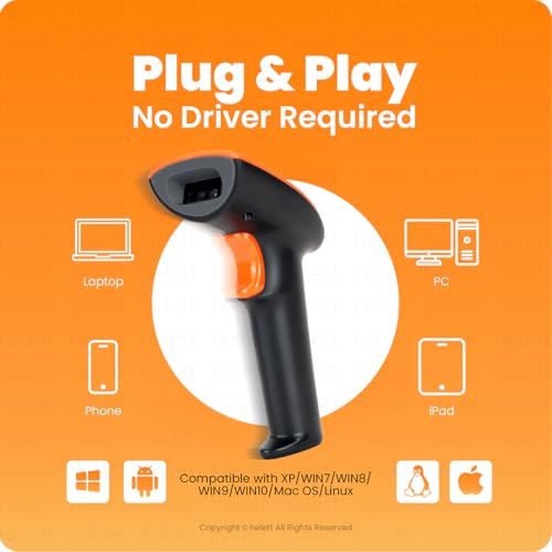 Helett® HT20pro Wireless 2D&1D Barcode