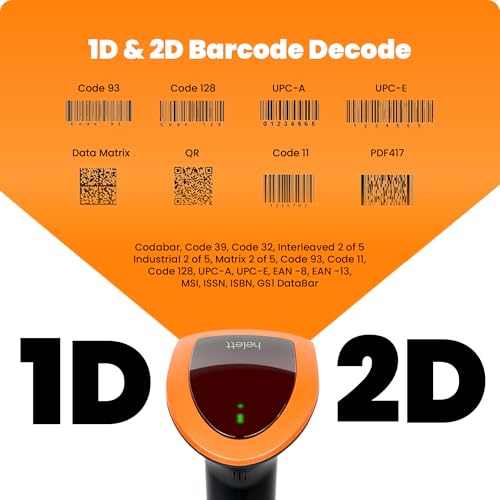Helett® HT20pro Wireless 2D&1D Barcode