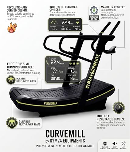 Gym24 Equipments Commercial Curve Treadmill