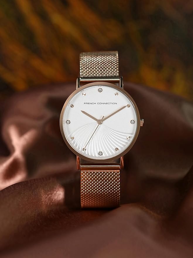 French Connection White Dial Analog Watch for Women-FCC01GM - Image 3