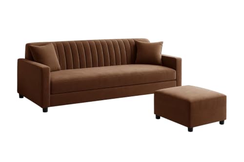 Modern Three Seater Wooden Sofa