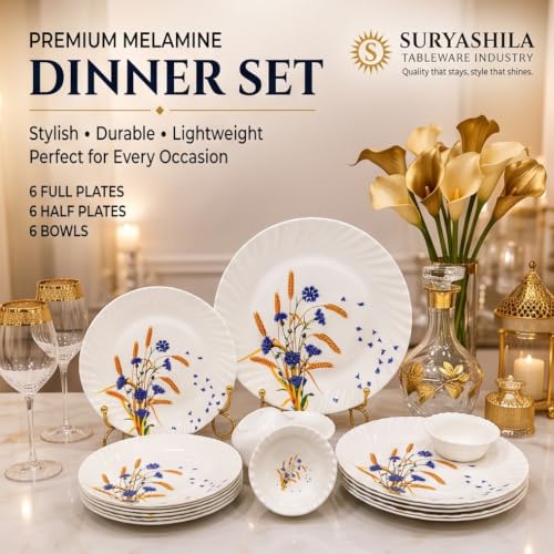 Melamine Dinner Set 18 Pieces