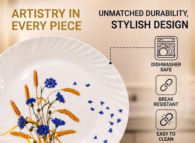 Melamine Dinner Set 18 Pieces