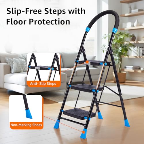 Amazon Basics Curvo-Foldable Step Ladder