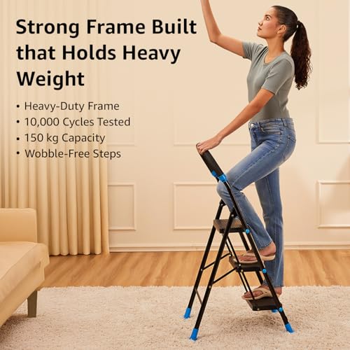 Amazon Basics Curvo-Foldable Step Ladder