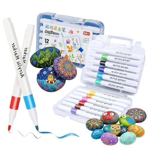 Corslet 12 Shades Acrylic Markers
