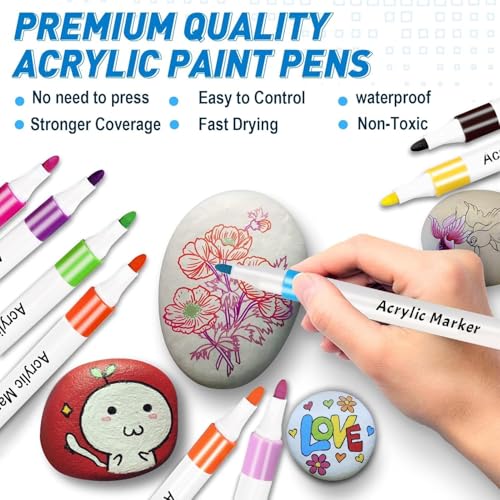 Corslet 12 Shades Acrylic Markers