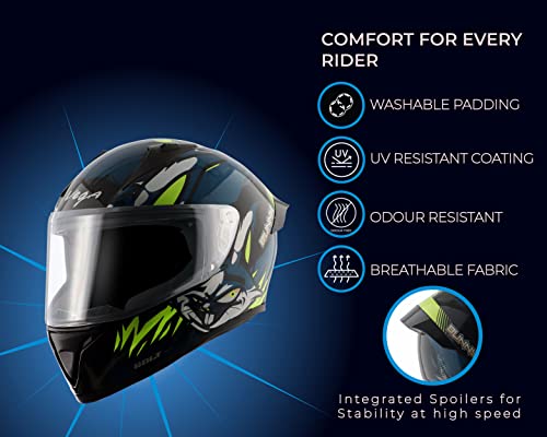 Vega Bolt Bunny Black Blue Helmet-L - Image 5