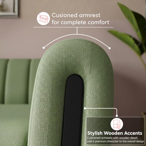 Interio by Godrej Paramount 3 Seater Fabric Sofa for Living Room - Image 7