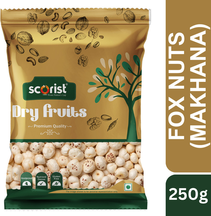 Envelope Dryfruits Plain Makhana Fox Nuts Makhana (4 x 250 g) - Image 5