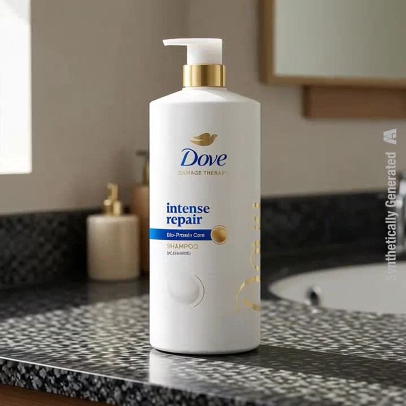 DOVE Intense Repair Nourishing Shampoo (1000 ml) - Image 3