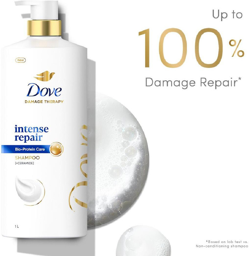 DOVE Intense Repair Nourishing Shampoo (1000 ml) - Image 5