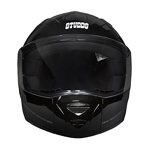 Studds Ninja Elite SUPER Flip Up Full Face Helmet (Black, L) - Image 2