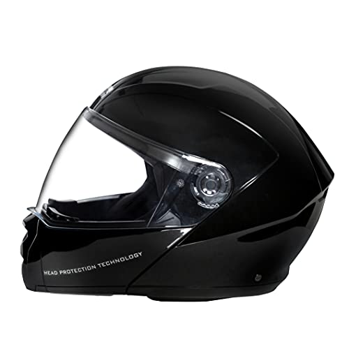 Studds Ninja Elite SUPER Flip Up Full Face Helmet (Black, L) - Image 3
