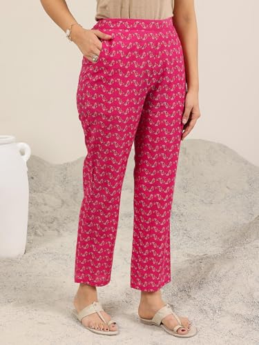 Libas Printed Pure Cotton Straight Kurta with Trouser Suit - Image 5