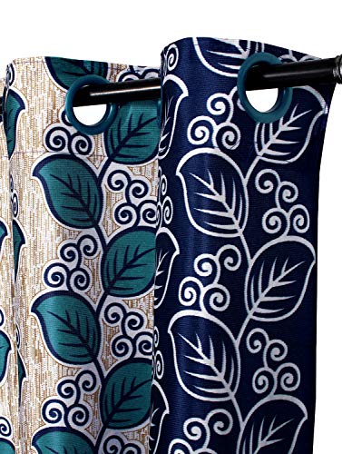 Story@Home Polyester Floral Pattern Door