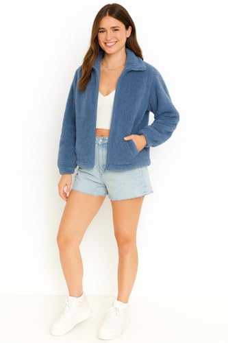 THE DRY STATE Women's Fur Pull Over With High Neck - Image 4