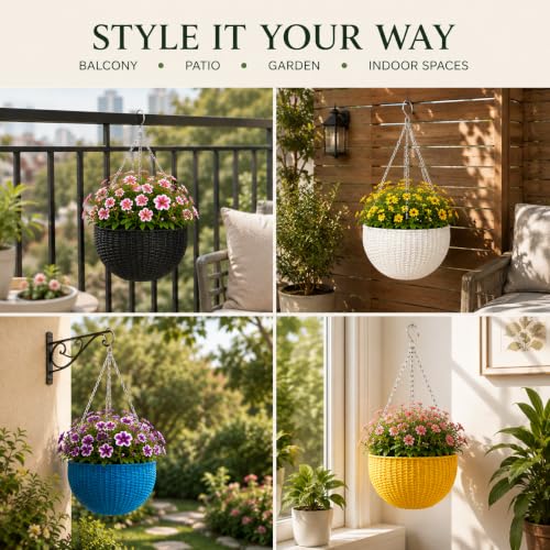 Ocean Mart Euro Hanging Planters