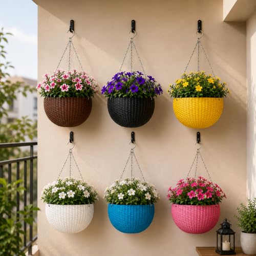Ocean Mart Euro Hanging Planters
