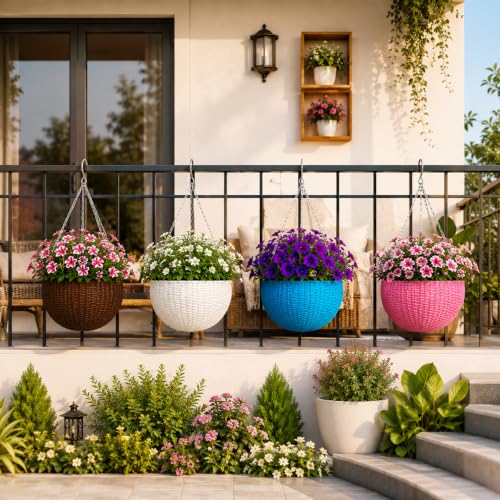 Ocean Mart Euro Hanging Planters