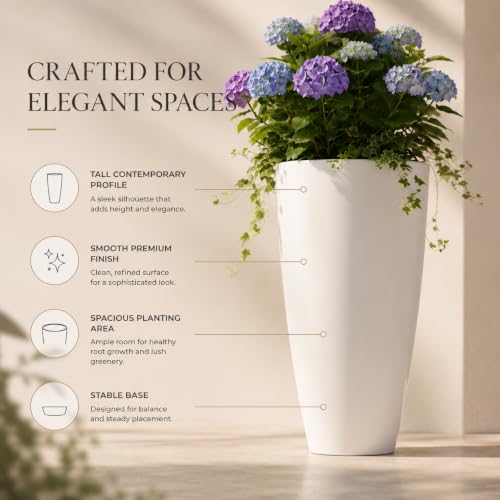 Ocean Mart Plastic Tower Pot