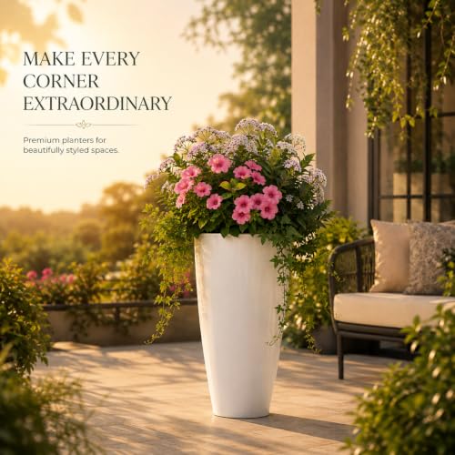 Ocean Mart Plastic Tower Pot
