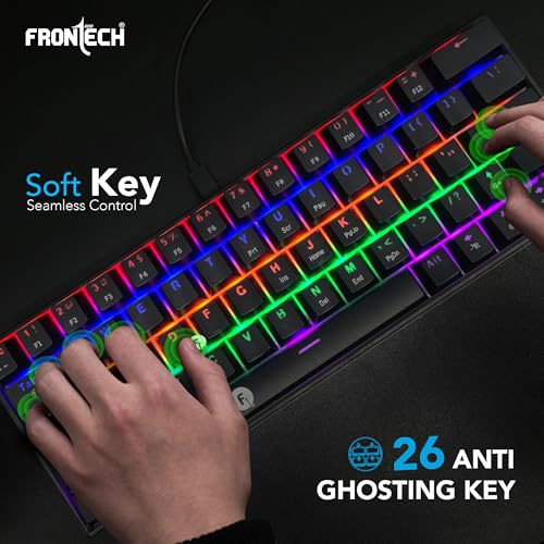 FRONTECH 63-Key Mechanical Gaming Wired